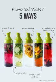 naturally flavored water 5 ways
