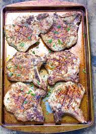 dry rubbed grilled pork chops recipe