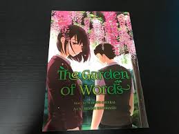 the garden of words manga hobbies
