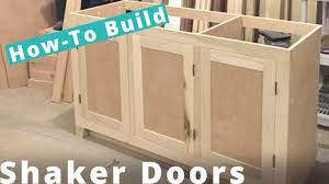 how to build a shaker cabinet door