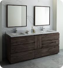 Double Sink Modern Bathroom Vanity