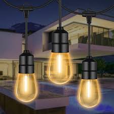 106ft Outdoor String Lights Mains