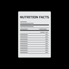 nutrition fact vector art png images