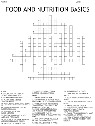 nutrient crossword puzzle wordmint