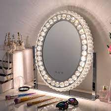 makeup mirror with dimmable led light