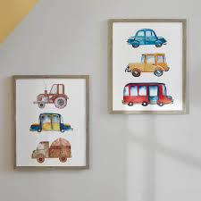 Stylewell Kids Transportation Framed