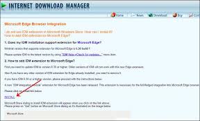 If you have installed idm in your computer then you have to know hoe to enable it for microsoft edge browser. How To Install Idm Integration Module Extension In Microsoft Edge Nakmima