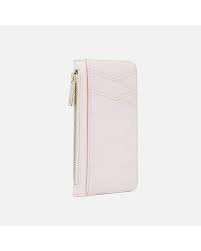Ted baker credit card wallet. Ted Baker Leather Gerii Diagonal Zipped Credit Card Holder In Pink Lyst