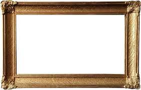 gold picture frame png transpa