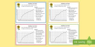Sunflower Line Graph Challenge Cards Plants Flowers Growth