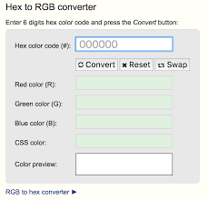 How To Convert Your Hex Color Codes To Rbg Css Reset