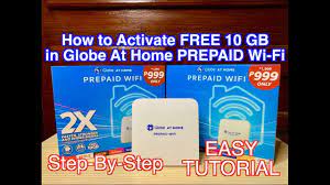 globe at home prepaid wi fi