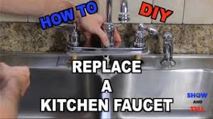 how to replace a kitchen sink faucet
