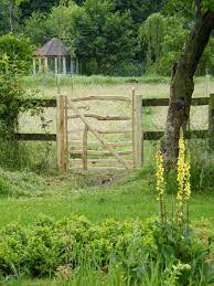 Handmade Wooden Gates Green Man