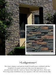 Black Stone Wall Cladding Landscaping