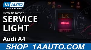 How To Reset Service Light 04 09 Audi A4