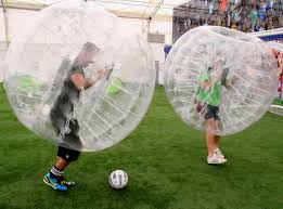 Image result for football in bouncy balls
