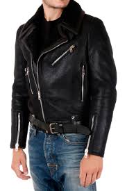 Aliexpress'te en uygun fiyatlı gold leather jacket men sizi bekliyor. Diesel Black Gold Biker Leather Lashear Jacket Men Glamood Outlet