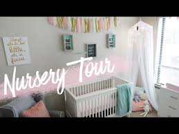 nursery tour baby girl s room diy