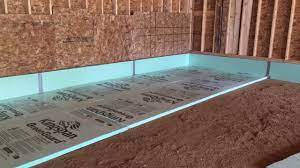 properly insulate a concrete floor