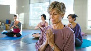 older people who practice yoga