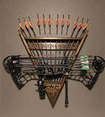 Custom Archery Bow Rack Wall Mount For