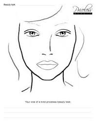 2 Free Printable Makeup Face Charts Makeup Vidalondon Face