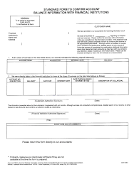 bank confirmation template fill out