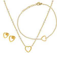 9669ist love gold jewelry set imono