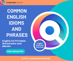 common english idioms and phrases