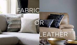 leather or fabric sofas who is the