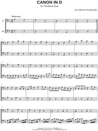 Ships from and sold by amazon.com. Johann Pachelbel Canon In D Trombone Duet Sheet Music In F Major Download Print Sku Mn0185563
