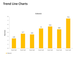 Trend Line Charts Powerpoint Graphics