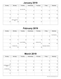 Printable Monthly Calendars Calendarsquick