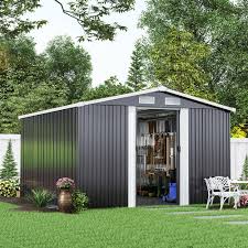 Metal Steel Garden Shed Outdoor Storage