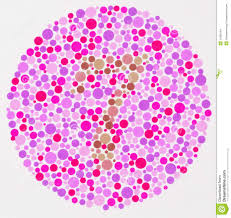 Color Blind Test 7 Stock Photo Image Of Look Dots 24389164