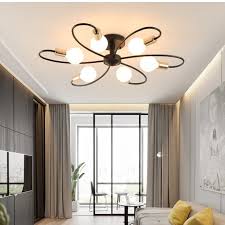 Get 5% in rewards with club o! 5 Lights American Country Style Industrial Flush Mounted Ceiling Light Pendant