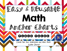 Easy And Reusable Math Anchor Charts Place Value