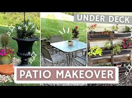 Our Quick Under Deck Patio Makeover
