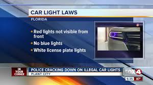 police warn drivers of what lights are