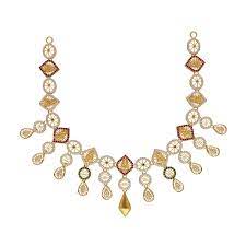plain gold dubai fancy necklace 9vk848