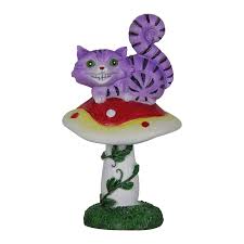Alice`s adventures in wonderland (1865) is a novel written by english author charles lutwidge dodgson under the pseudonym lewis carroll. Garden Sculptures Statues Exhart Alice In Wonderland Mini Figurine Set Mad Hatter Cheshire Cat Queen Of Hearts Wonderland Mini Statue Garden Set Featuring Alice Decorative Resin Statues For A Fairy Garden