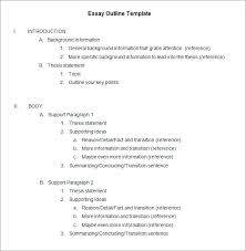 Outline Templates Free Sample Example Format Download Research Paper