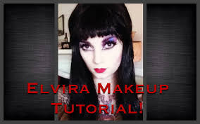 elvira makeup tutorial for halloween by