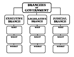 Three Branches Of Government Graphic Organizer