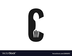 Letter C Fork And Spoon Logo Designs Inspiration