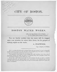 city of boston boston water work