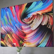 Modern Art Swirl Pattern Tapestry Wall