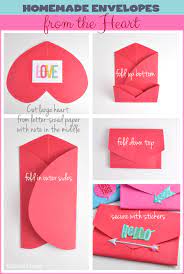 homemade envelopes from the heart