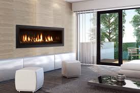 C44 Linear Gas Fireplace Contemporary